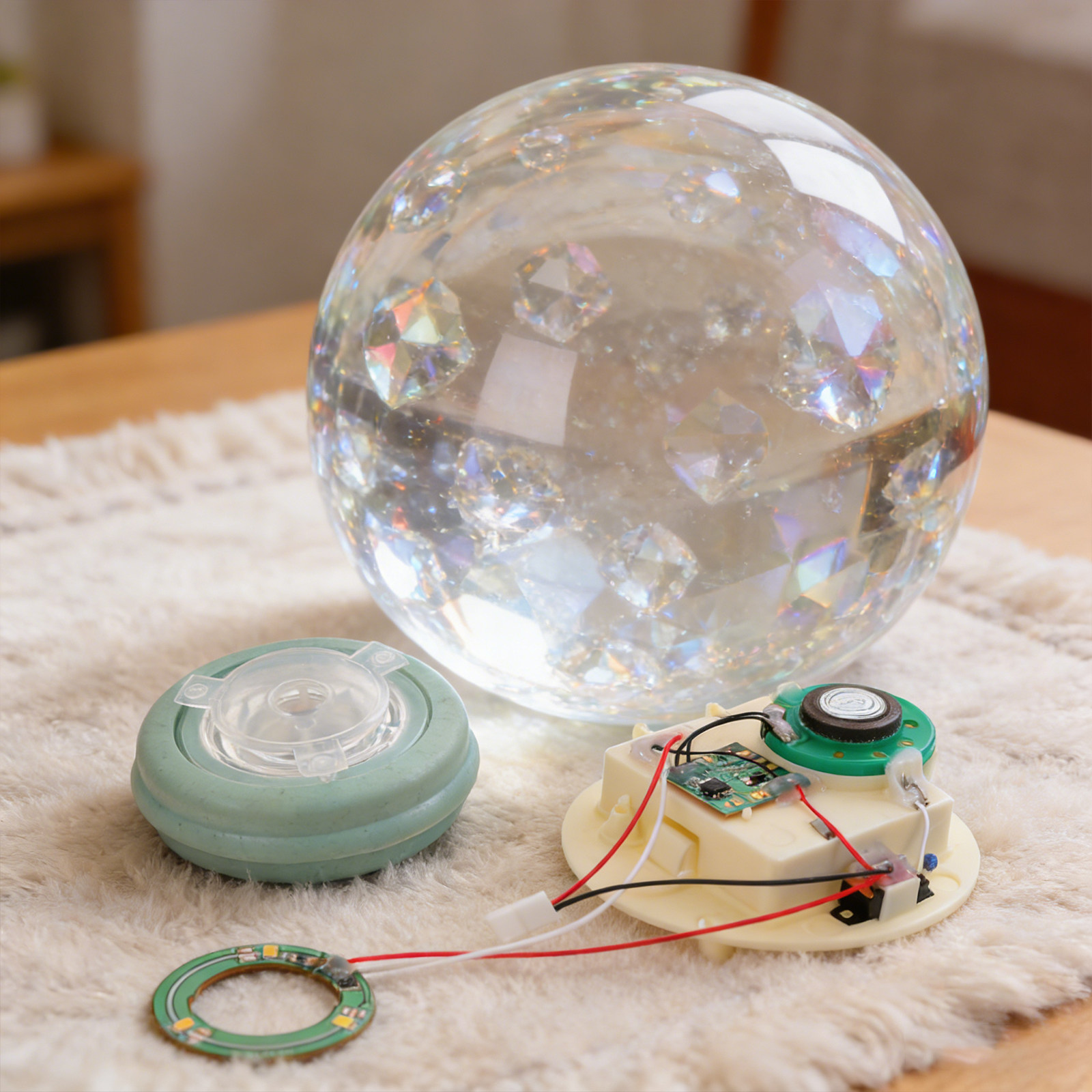 Snow Globe Musical - Bahan Perakitan Kerajinan Kreatif untuk Bola