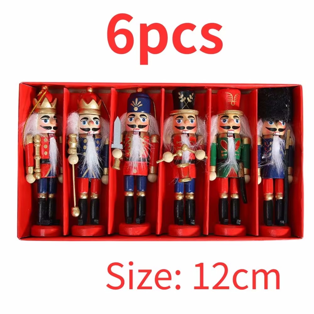 Nutcracker Figurine - 10/12/14cm Miniatur Nutcracker Seri Pink Boneka