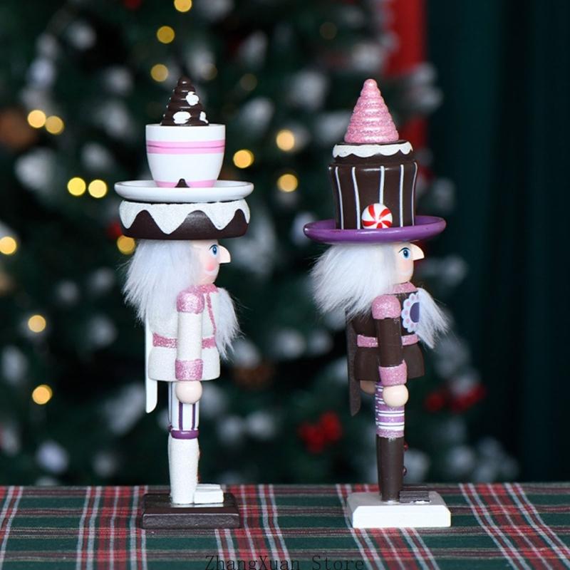 Nutcracker Figurine - Dekorasi Patung Pemecah Kacang Terinspirasi Makanan