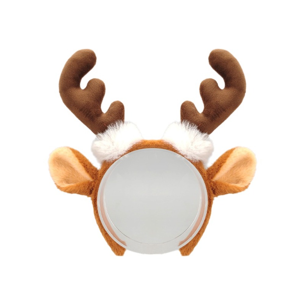 Reindeer Antlers Headband - Bando Rusa Bulu Imitasi Realistis, Desain