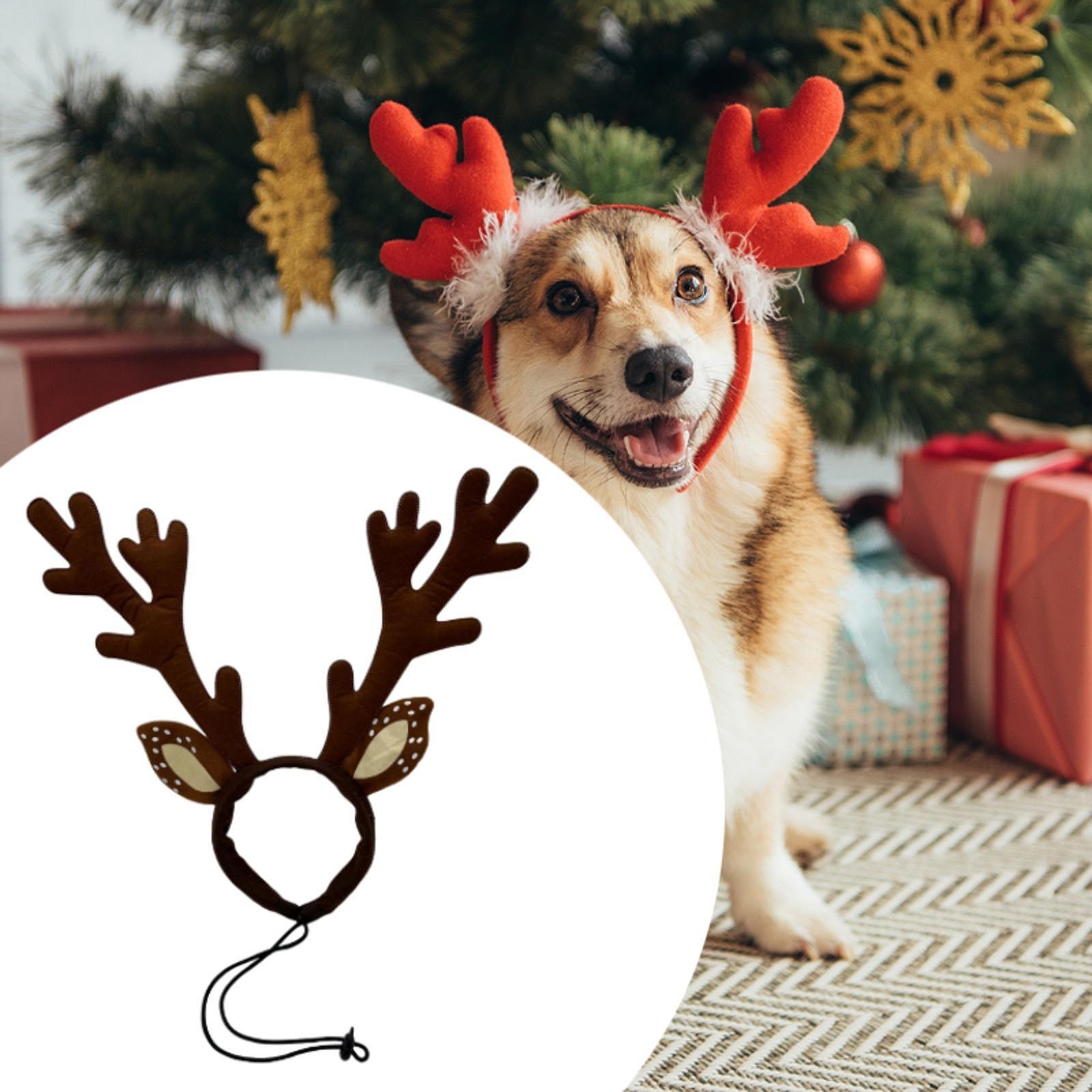 Reindeer Antlers Headband - Headband Natal Bentuk Rusa Kutub untuk