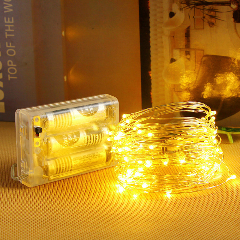 Led Fairy String Lights - Dekorasi Kamar Tidur Natal Garland 10/20/50/100