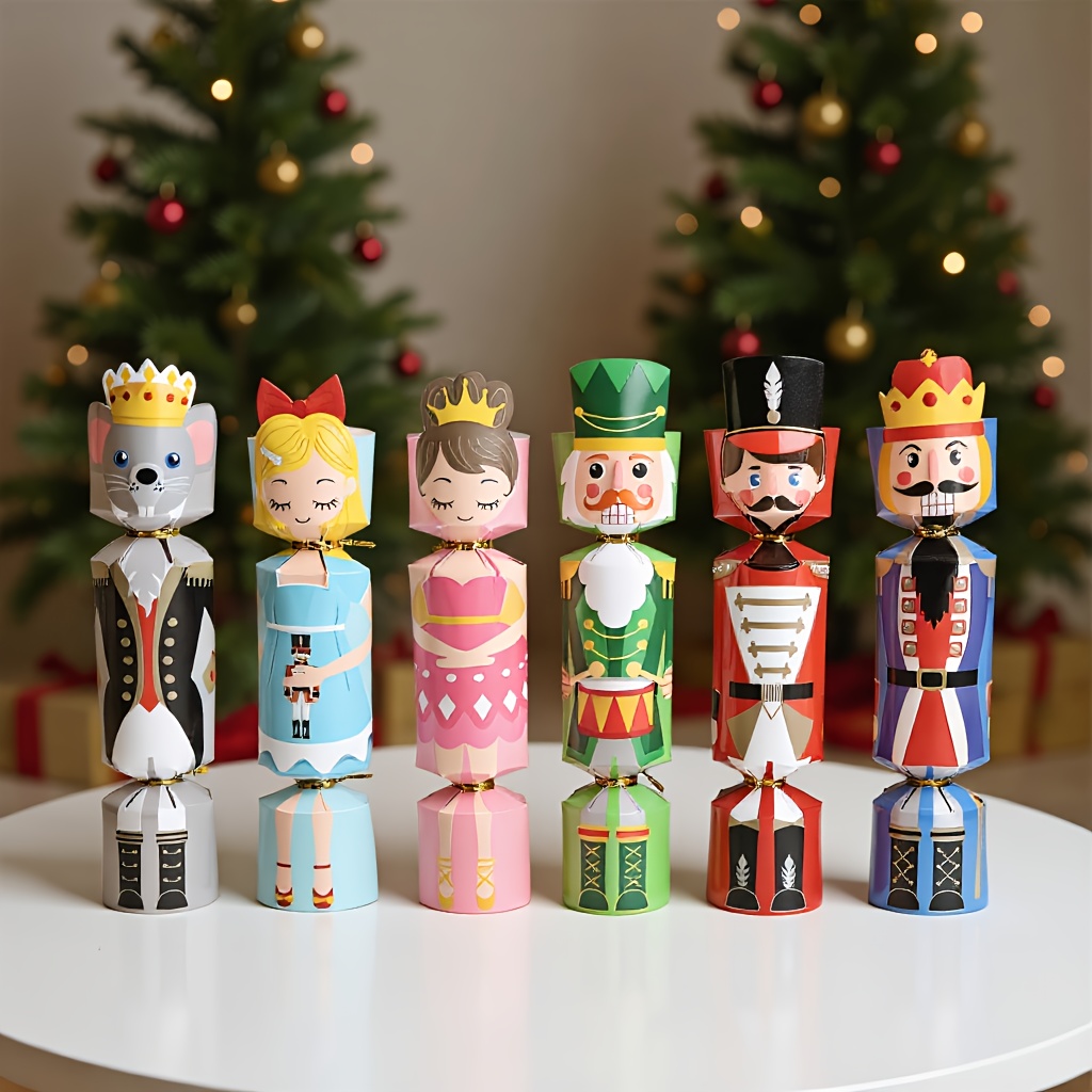 Nutcracker Figurine - 24 Buah Kotak Permen Natal Tentara