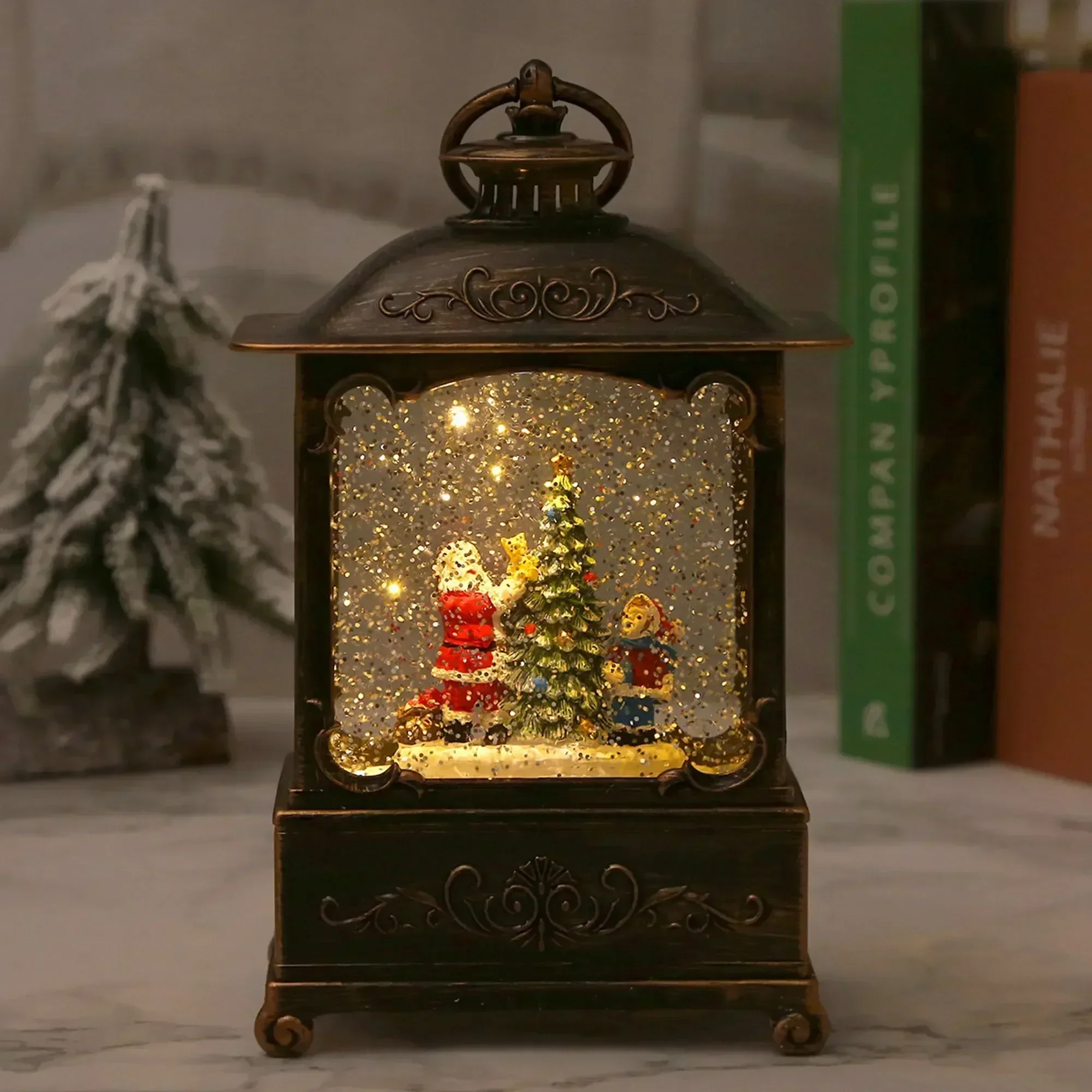 Kotak Musik Lentera Bola Salju - Snow Globe Musical ulasan dan harga