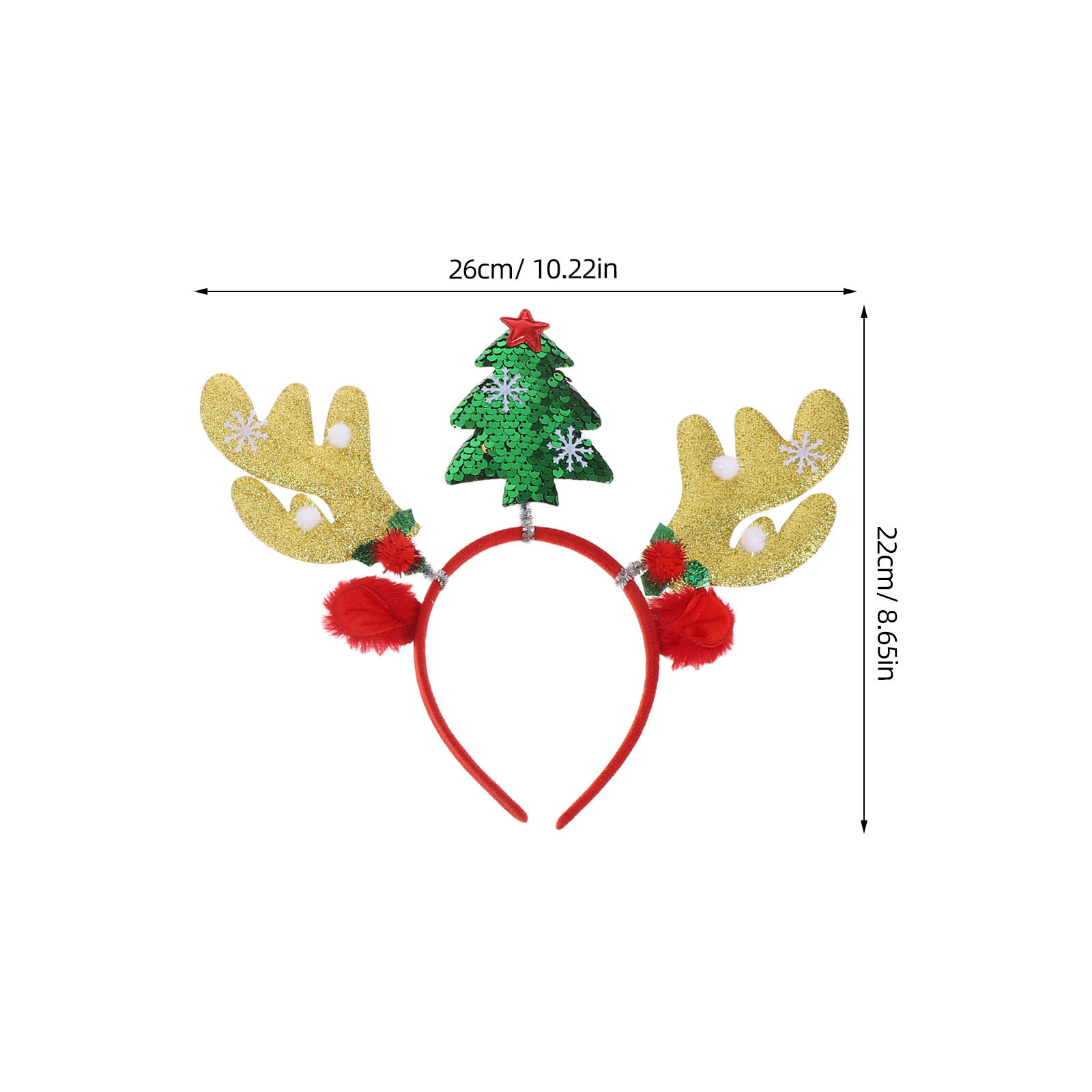 2 Buah Ikat Kepala Rusa Kutub  - Reindeer Antlers Headband ulasan dan harga