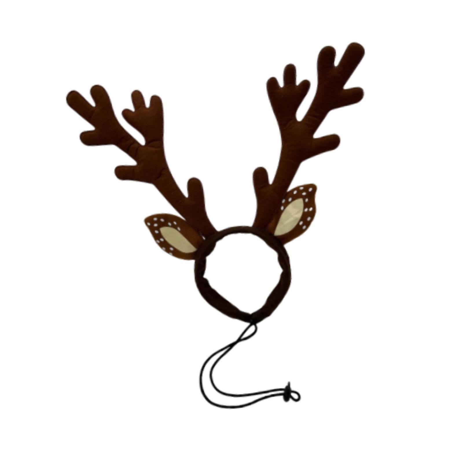 Headband Natal Bentuk Rusa Kut - Reindeer Antlers Headband ulasan dan harga