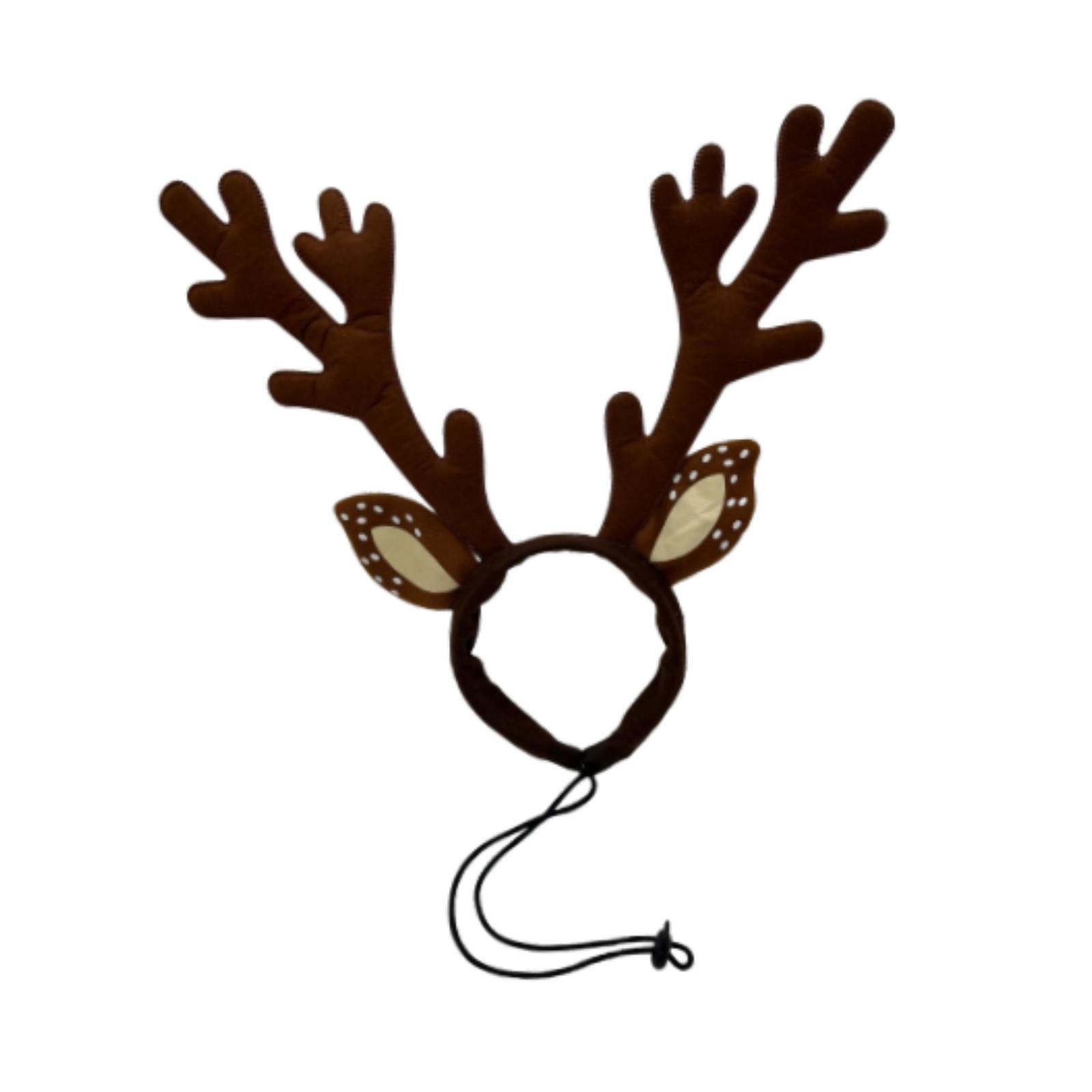 Headband Natal Bentuk Rusa Kut - Reindeer Antlers Headband ulasan dan harga