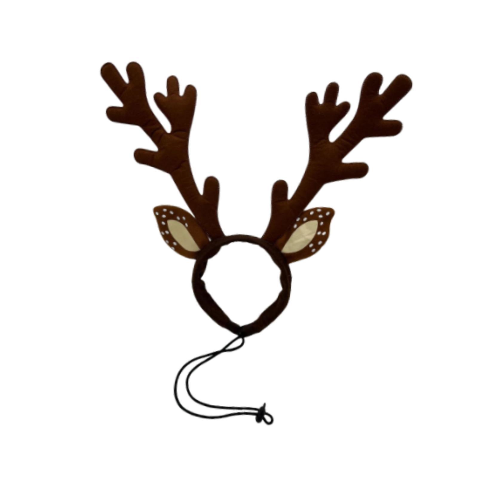 Headband Natal Bentuk Rusa Kut - Reindeer Antlers Headband ulasan dan harga