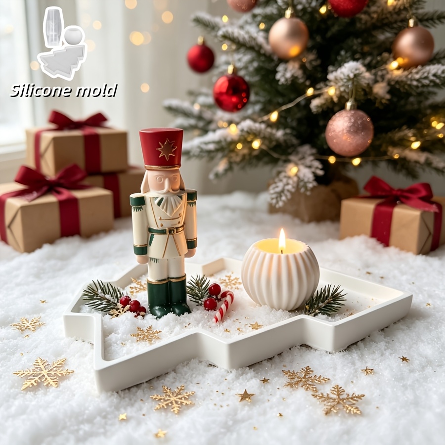 3 buah Cetakan Silikon Bentuk  - Nutcracker Figurine ulasan dan harga