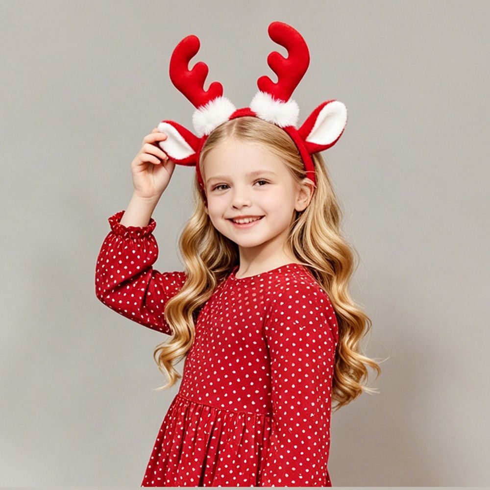Bando Tanduk Rusa Realistis, B - Reindeer Antlers Headband ulasan dan harga