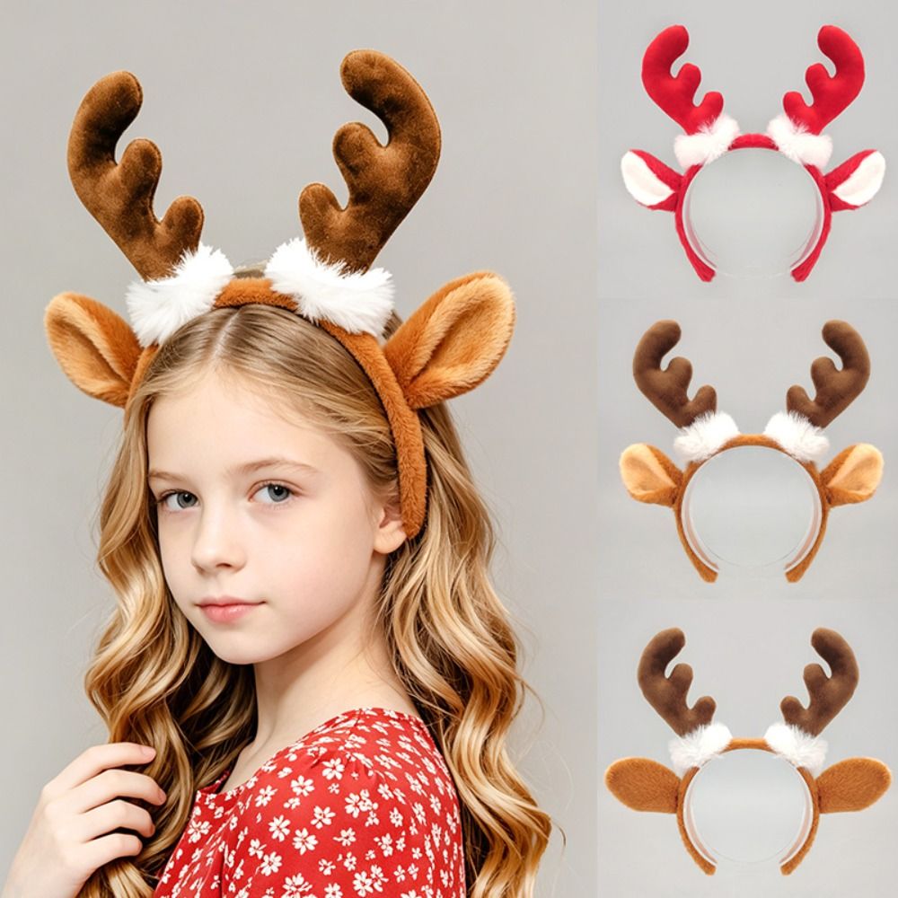 Bando Tanduk Rusa Realistis, B - Reindeer Antlers Headband ulasan dan harga
