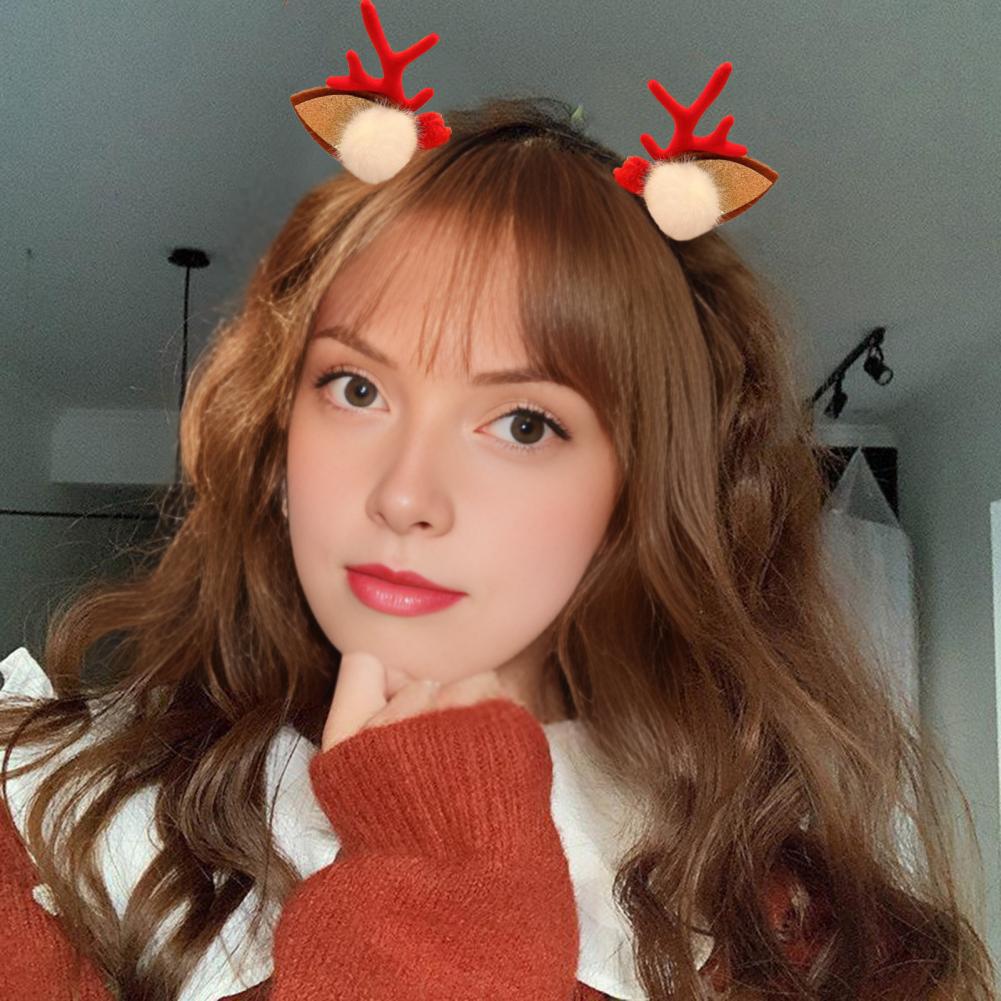 Jepit Rambut Tanduk Rusa denga - Reindeer Antlers Headband ulasan dan harga