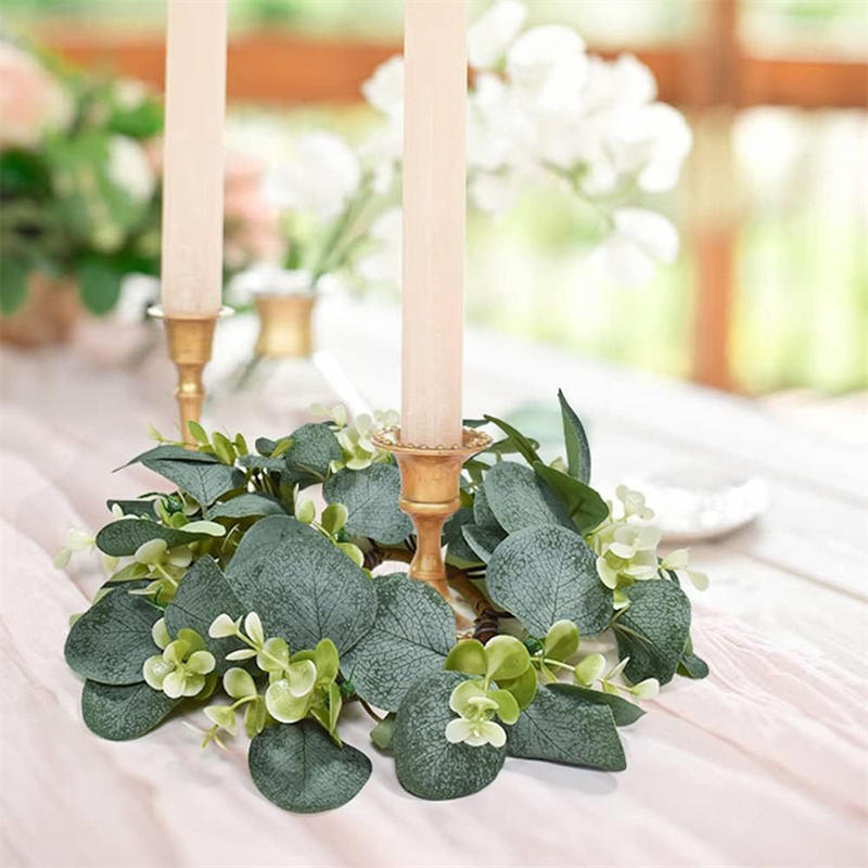 Karangan Bunga Eucalyptus Temp - Christmas Wreath Fake ulasan dan harga