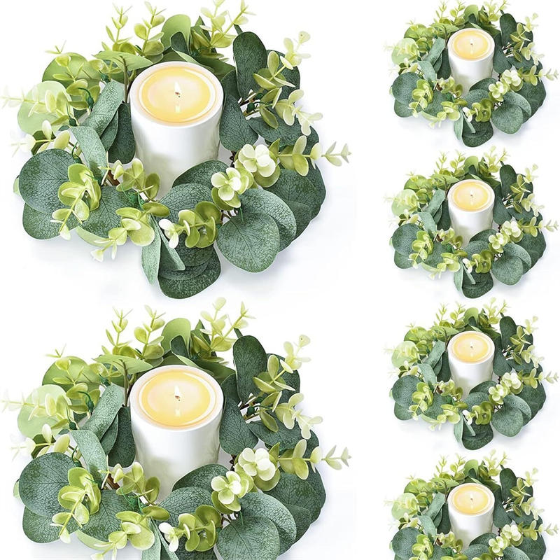 Karangan Bunga Eucalyptus Temp - Christmas Wreath Fake ulasan dan harga