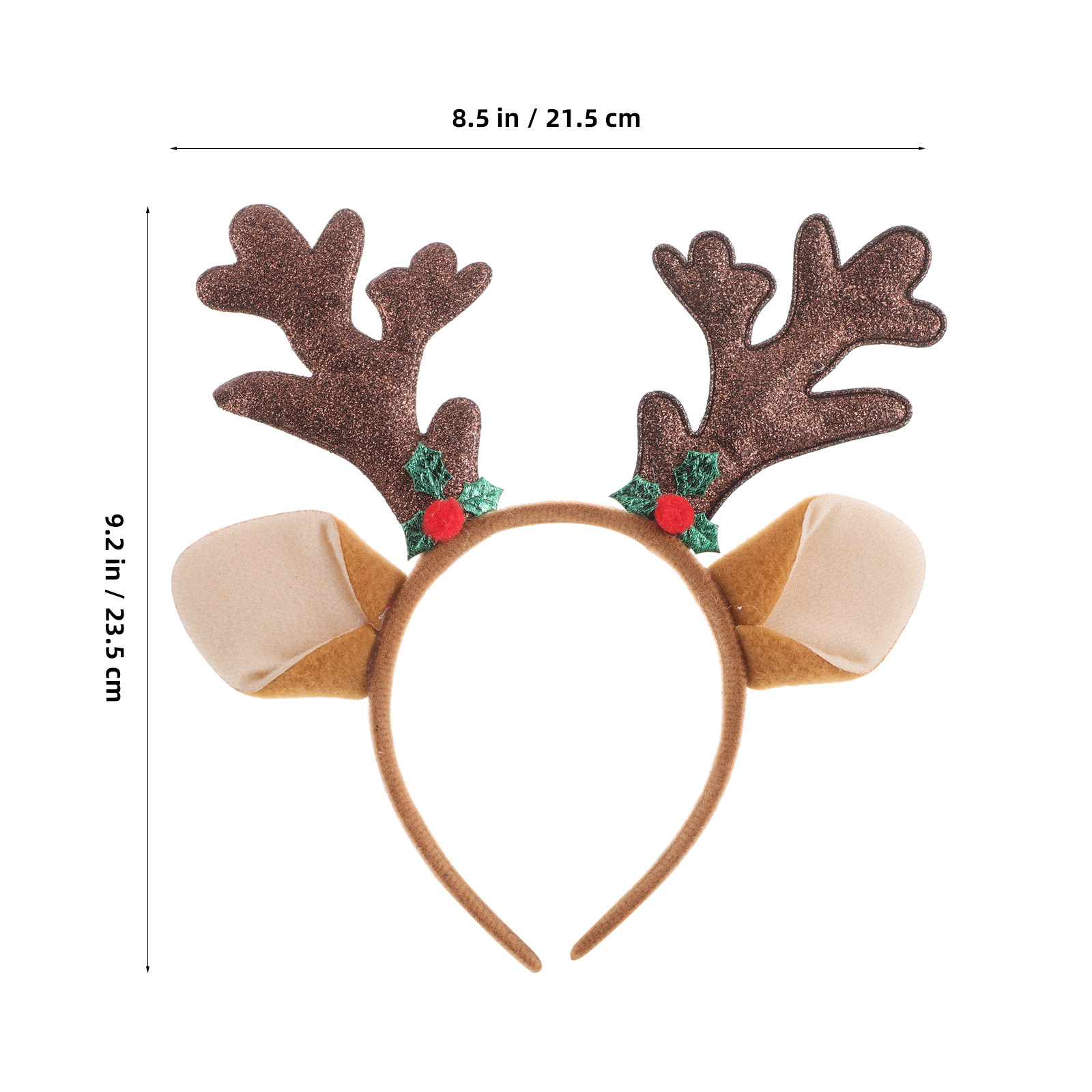3Pcs Bando Tanduk Rusa Natal,  - Reindeer Antlers Headband ulasan dan harga