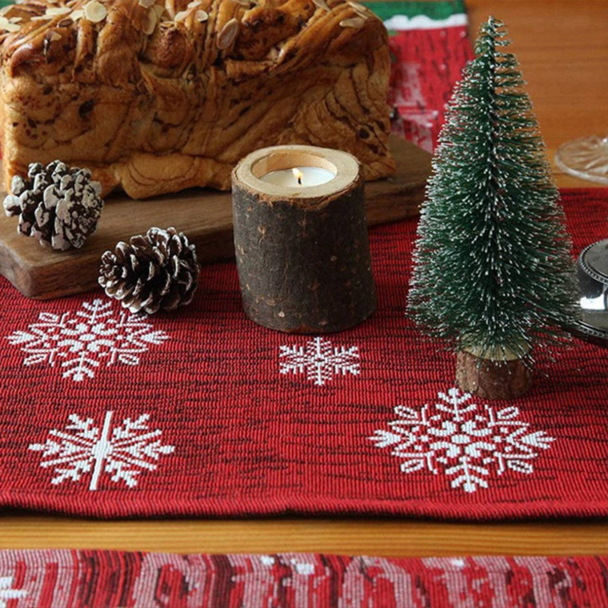 ABDD HOT Taplak Meja Natal, -T - Christmas Table Runner ulasan dan harga