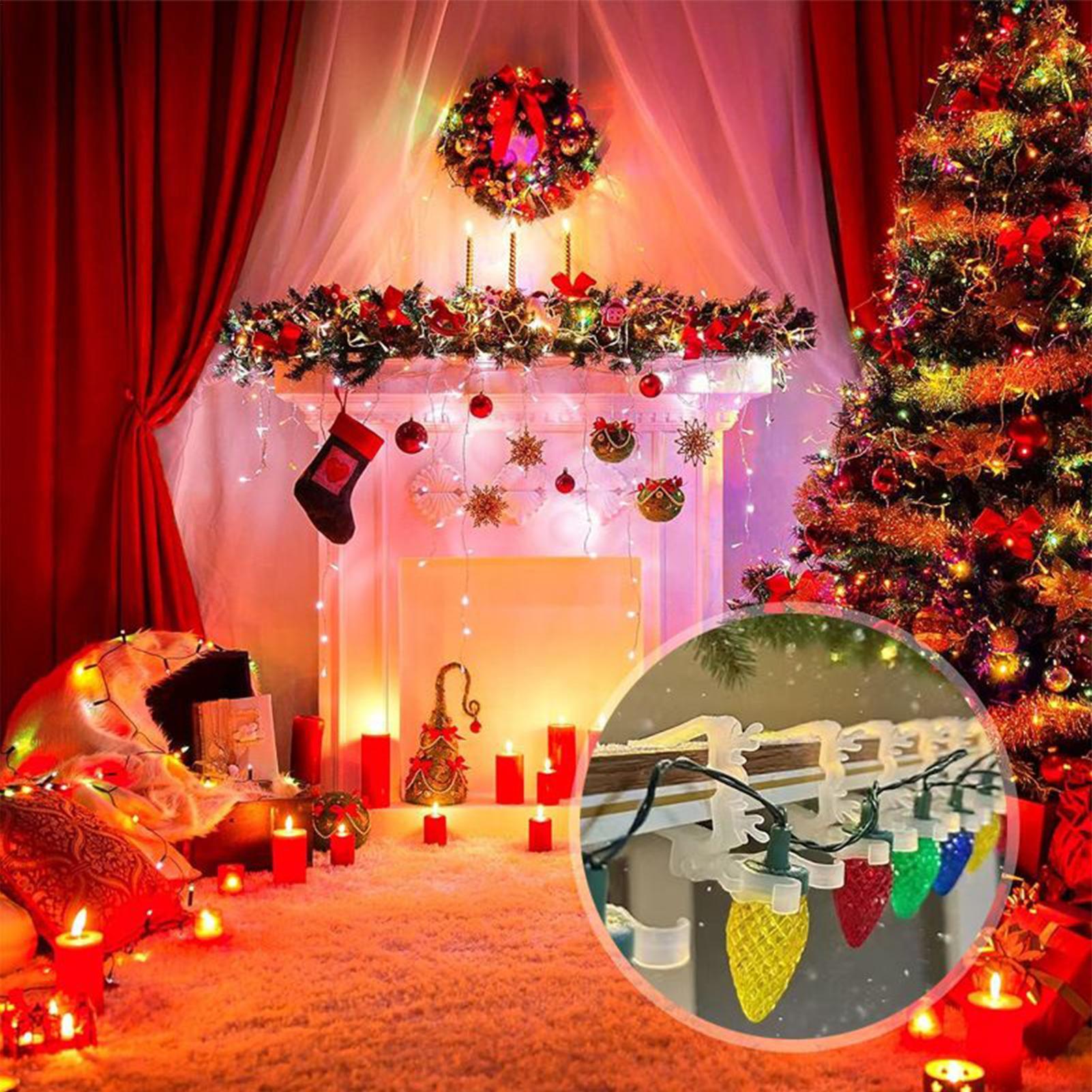 Klip Penjepit Lampu Natal 10 B - Christmas Lights Outdoor ulasan dan harga