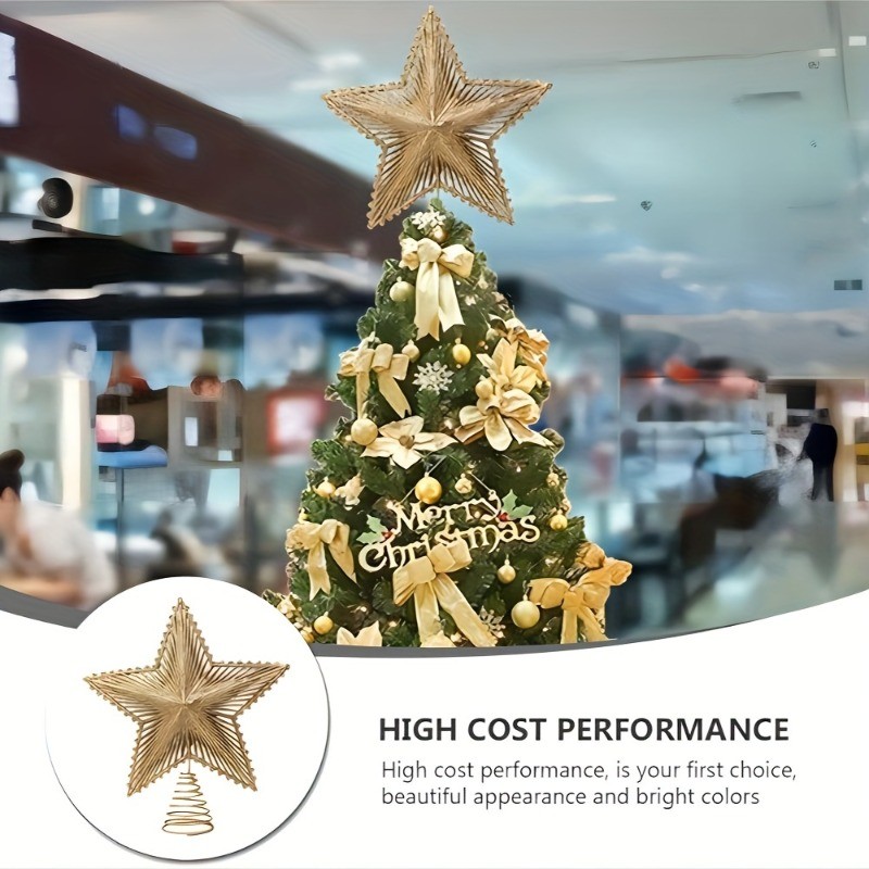 1Pcs Hiasan Puncak Pohon Natal - Star Tree Topper ulasan dan harga