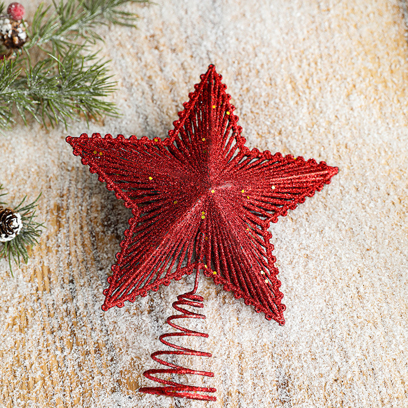 1Pcs Hiasan Puncak Pohon Natal - Star Tree Topper ulasan dan harga