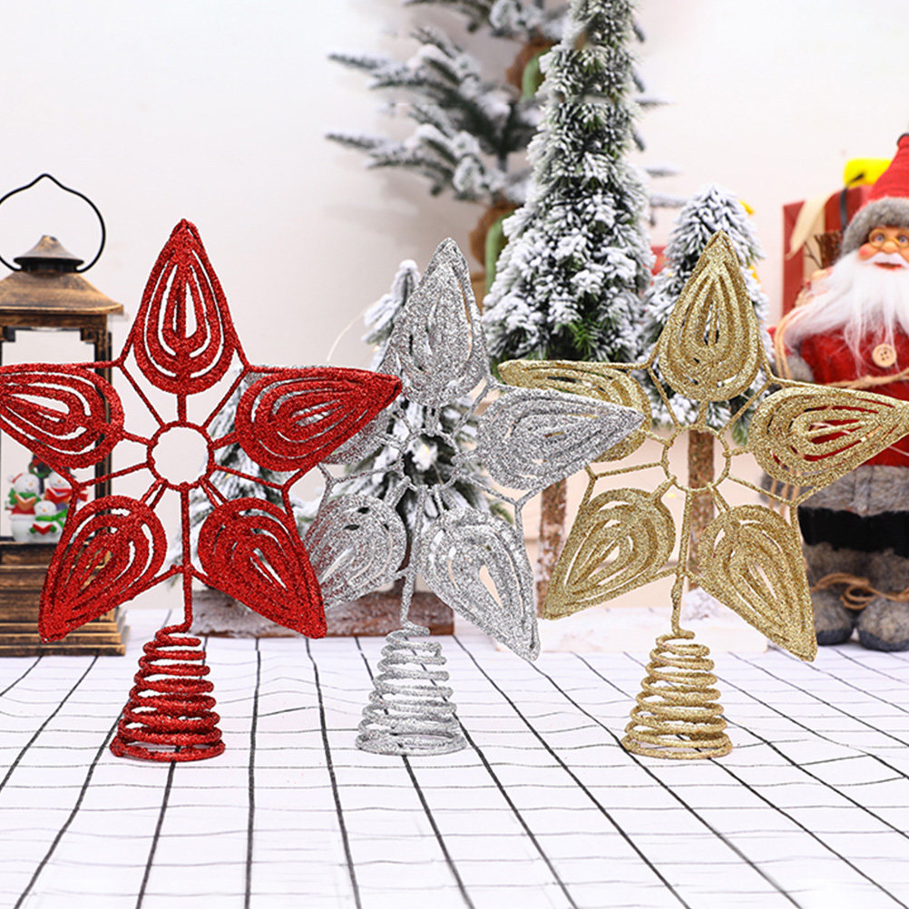 1Pcs Hiasan Puncak Pohon Natal - Star Tree Topper ulasan dan harga