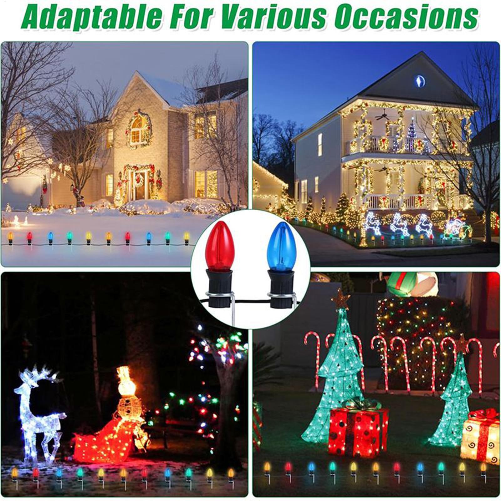 Lampu Natal Tiang Tanam 12-Inc - Christmas Lights Outdoor ulasan dan harga