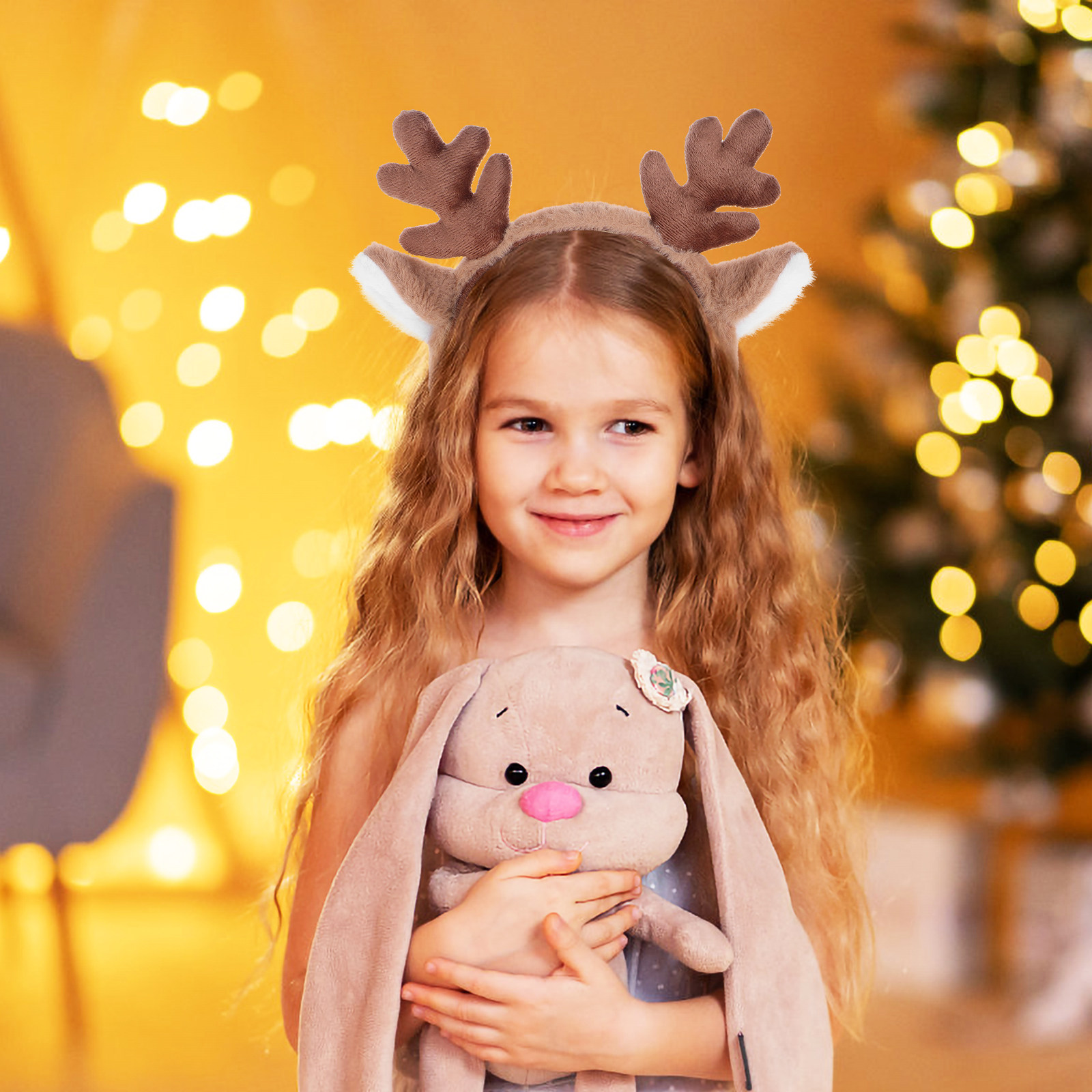 Bando Natal Desain Tanduk Rusa - Reindeer Antlers Headband ulasan dan harga