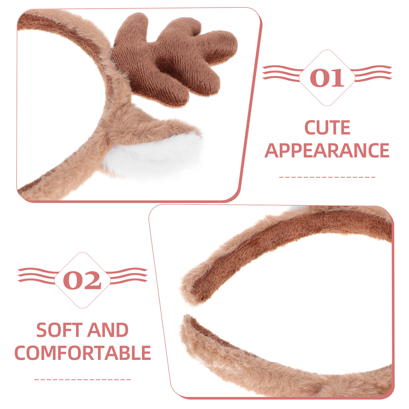 Bando Natal Desain Tanduk Rusa - Reindeer Antlers Headband ulasan dan harga