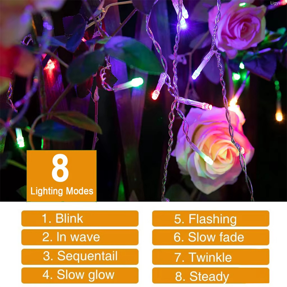Lampu Tirai Surya 3.5M Dekoras - Led Fairy String Lights ulasan dan harga